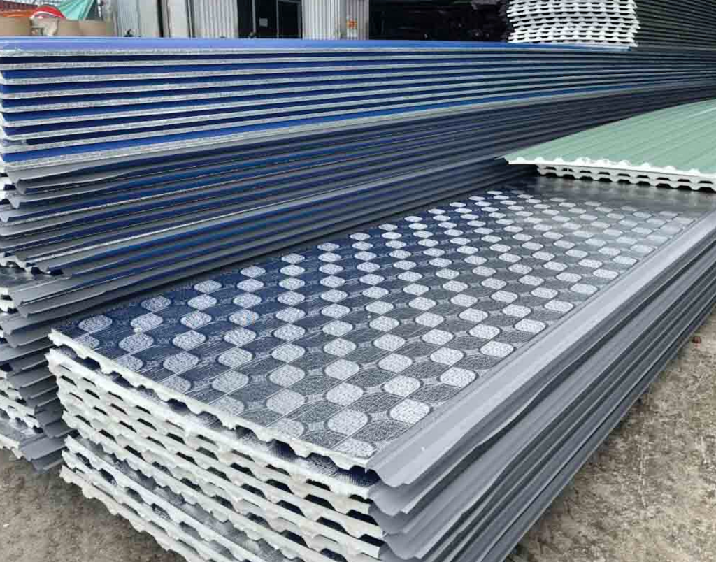 tôn mát pu cách nhiệt 3 lớp